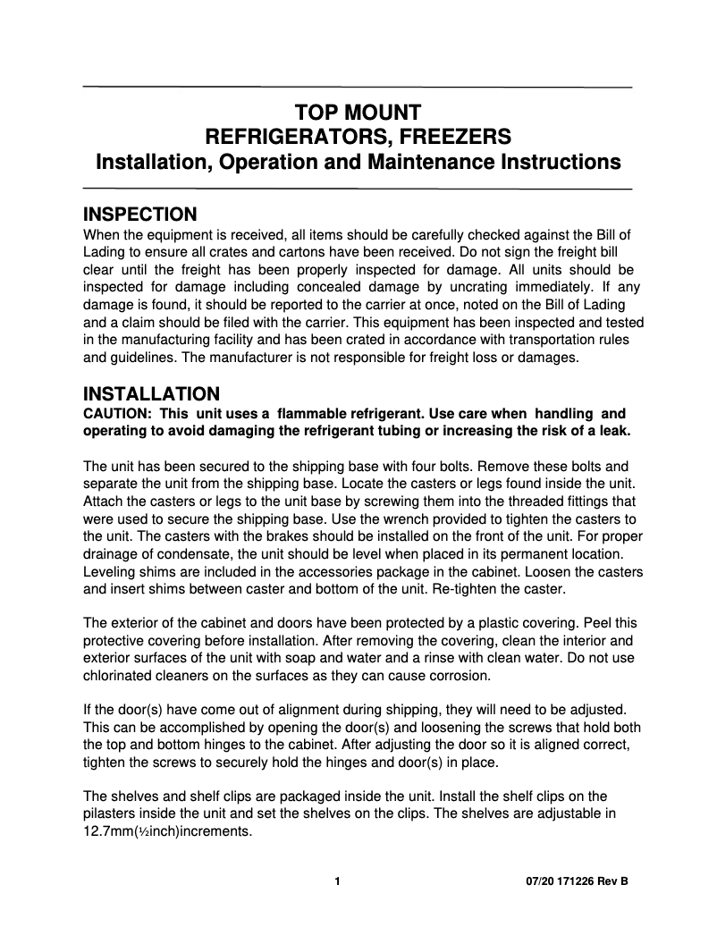 Imagen de la primera página del manual del dispositivo AdvantEDGE NLTF23-S