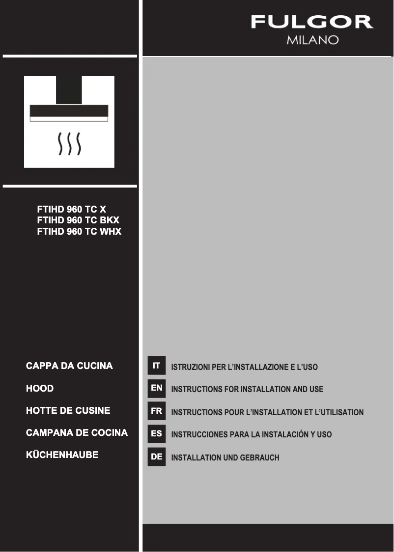 Imagen de la primera página del manual del dispositivo FTIHD 1260 TC X