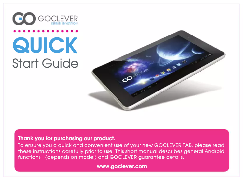 Imagen de la primera página del manual del dispositivo ELIPSO 72