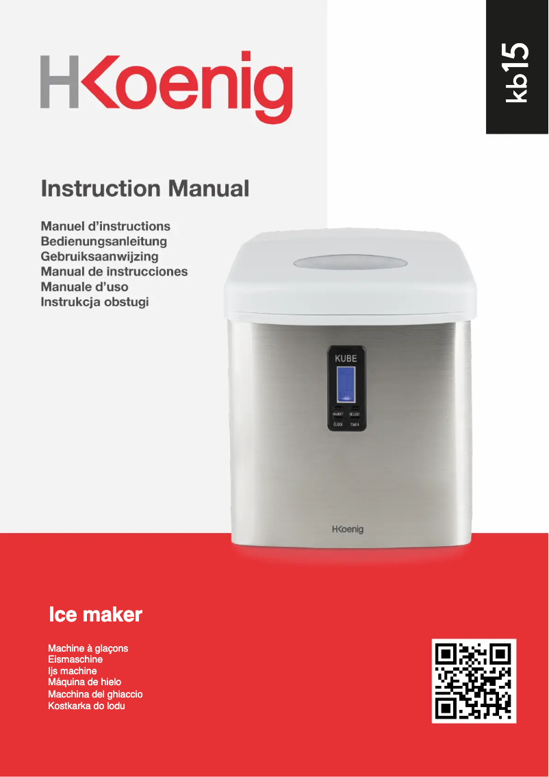 Imagen de la primera página del manual del dispositivo KB15