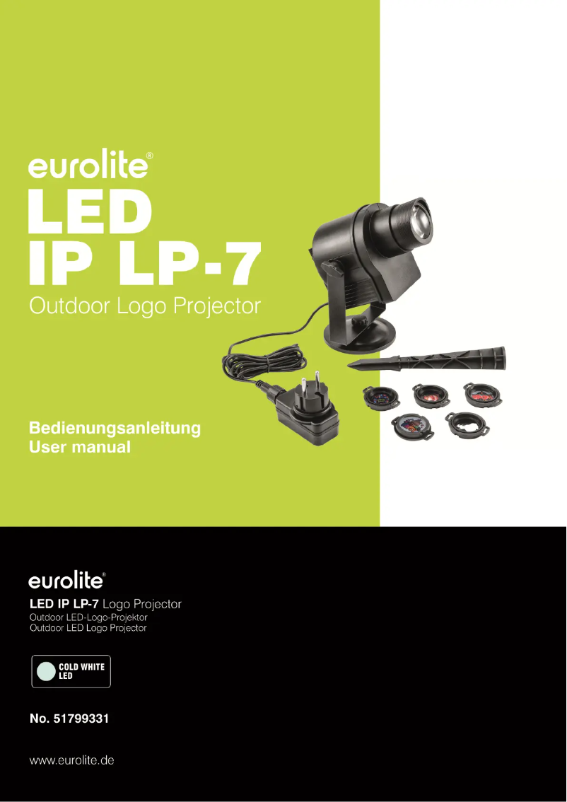 Página nº 1 - Manual de usuario Eurolite LED IP LP-7