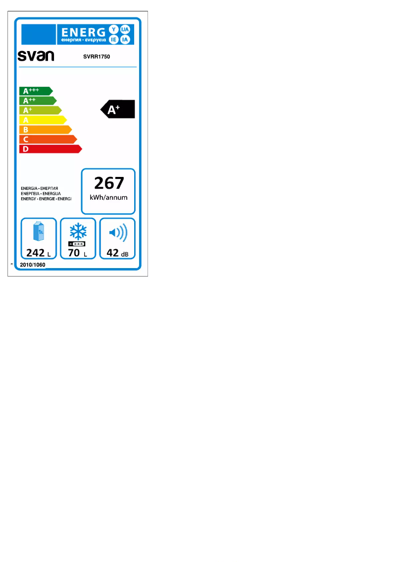Página nº 1 - Manual de usuario SVAN SVRR1750