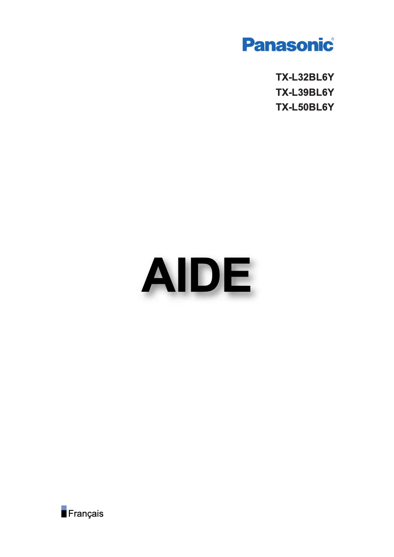 Página 1 del manual Manual de usuario Panasonic TX-L32BL6Y
