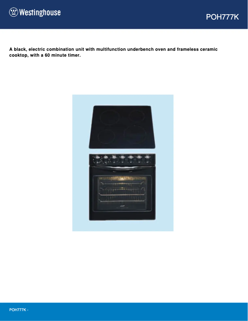 Imagen de la primera página del manual del dispositivo POH777K