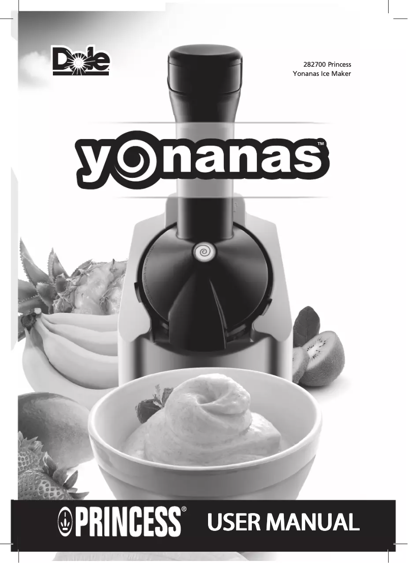 Página 1 del manual Manual de usuario Princess Yonanas Ice Maker 282700