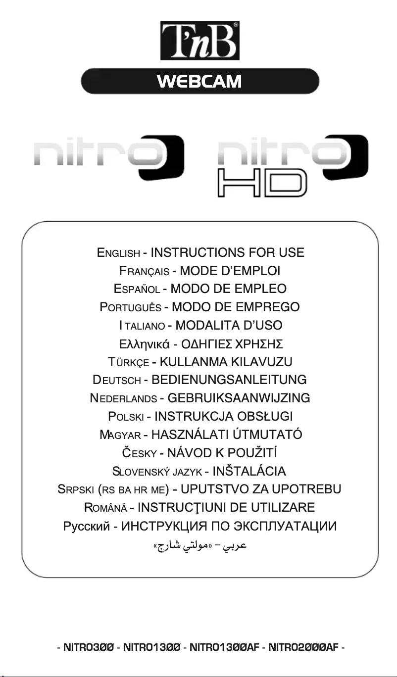 Imagen de la primera página del manual del dispositivo NITRO2000AF