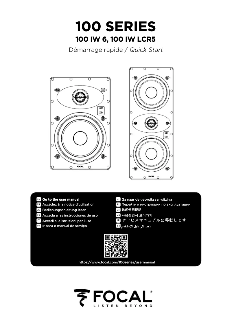 Imagen de la primera página del manual del dispositivo 100 IW6