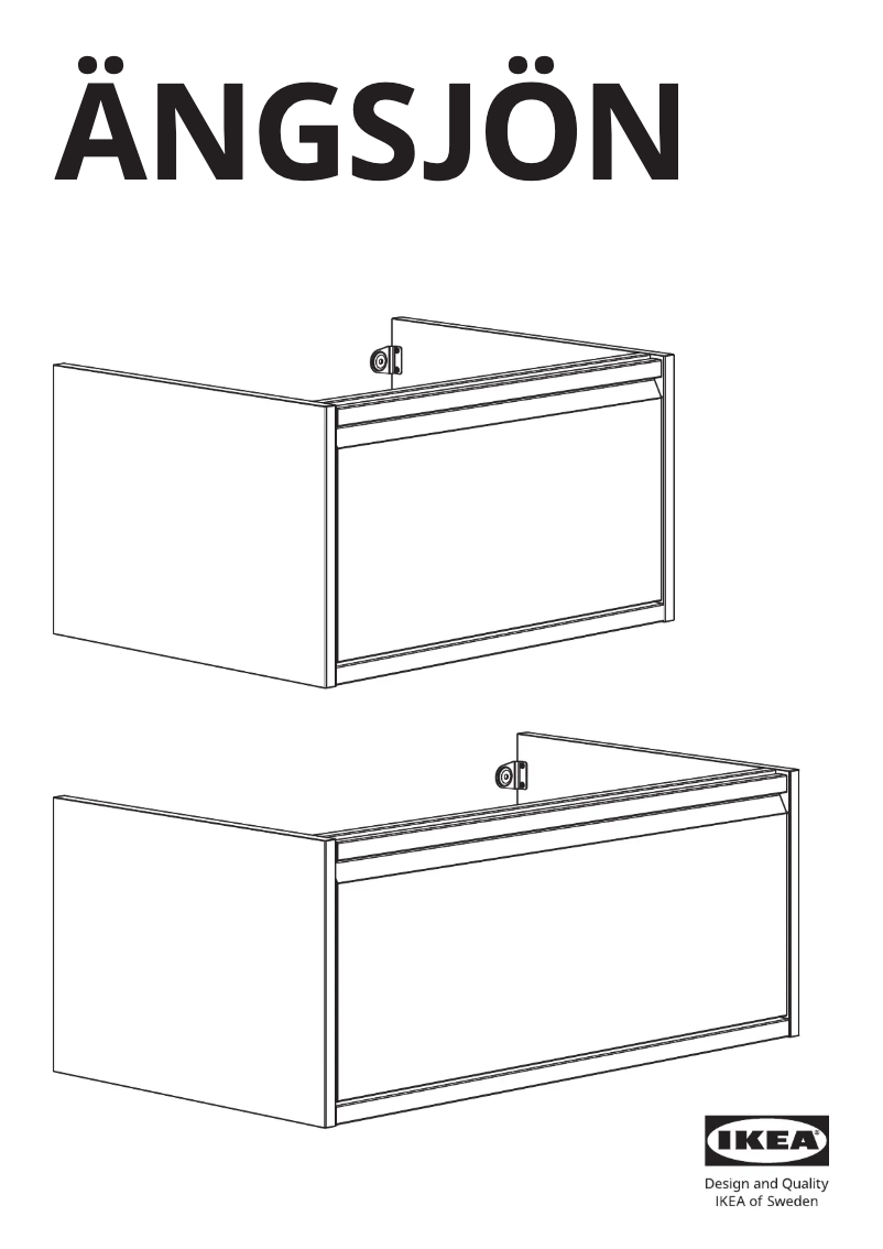 Página 1 del manual Manual de usuario Ikea ÄNGSJÖN 005.350.97