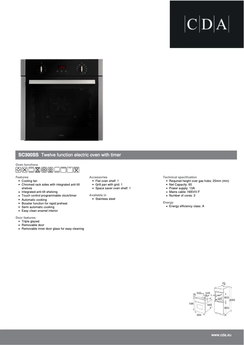 Imagen de la primera página del manual del dispositivo SC300SS