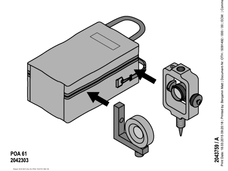 Imagen de la primera página del manual del dispositivo POA 61