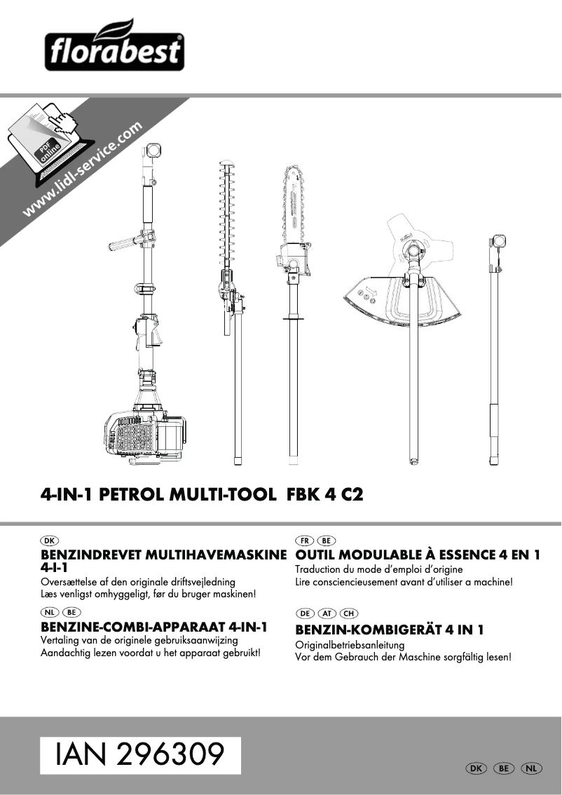 Página 1 del manual Manual de usuario Florabest FBK 4 C2