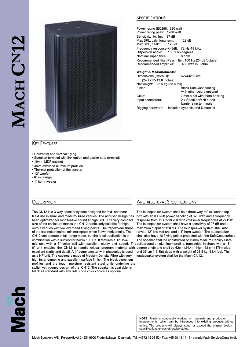 Imagen de la primera página del manual del dispositivo CN12