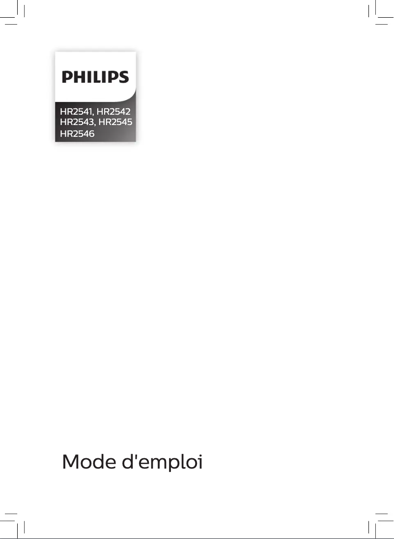 Página 1 del manual Manual de usuario Philips Daily Collection ProMix HR2545