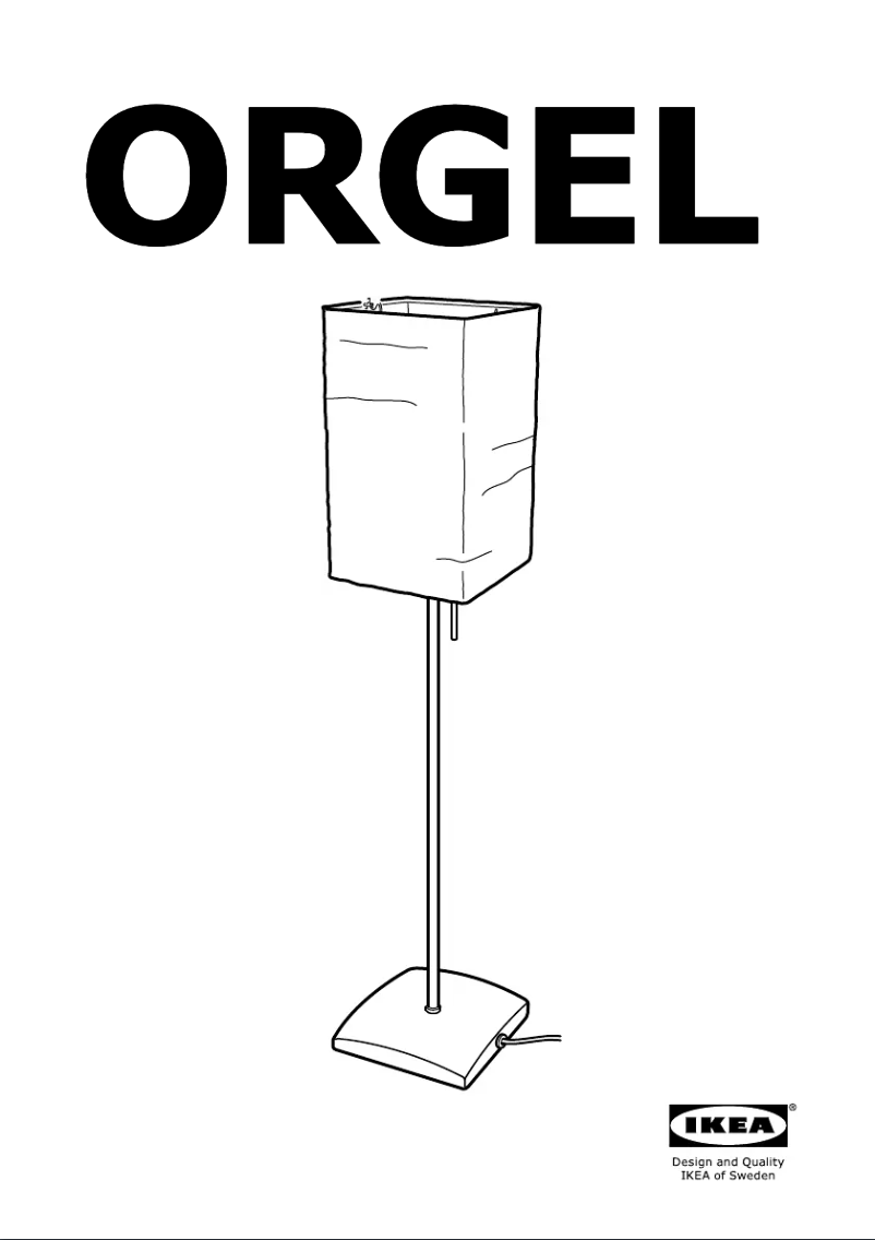 Imagen de la primera página del manual del dispositivo ORGEL