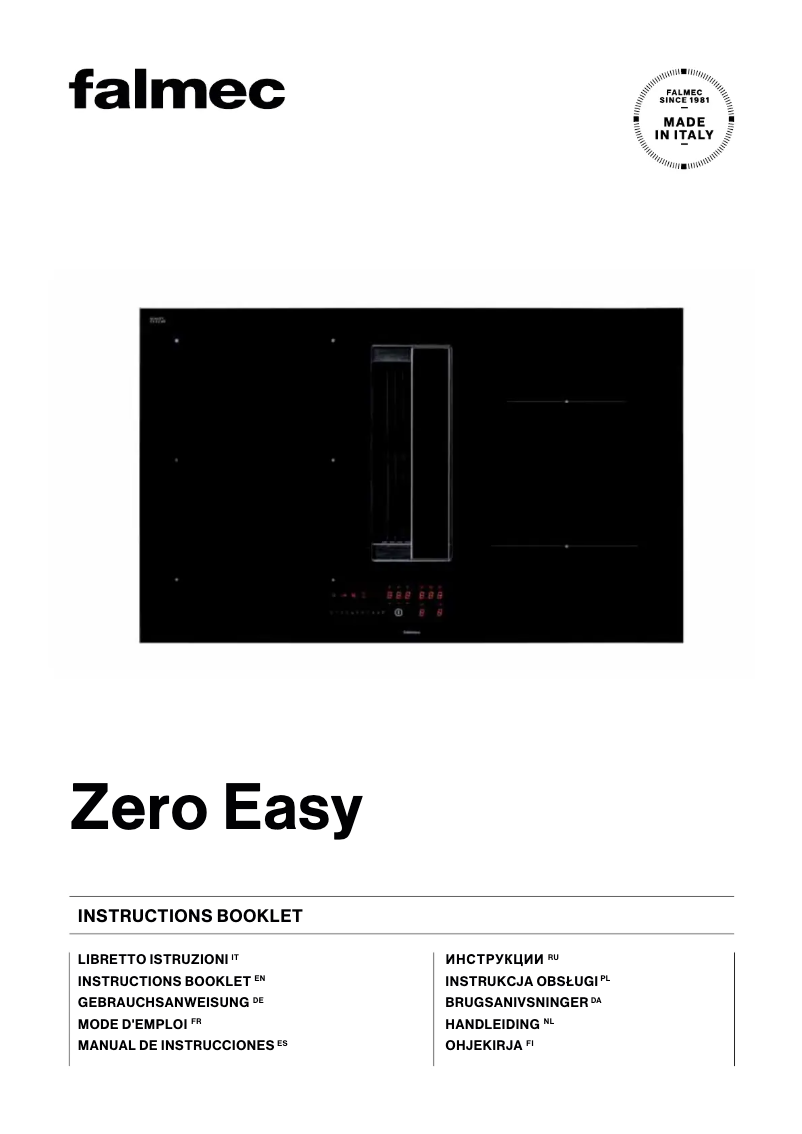 Imagen de la primera página del manual del dispositivo Zero Easy