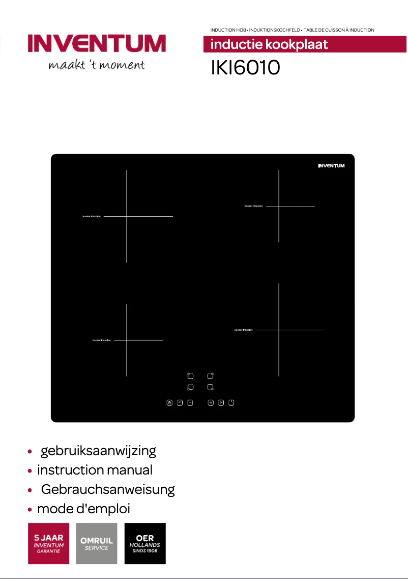Página 1 del manual Manual de usuario Inventum IKI6010