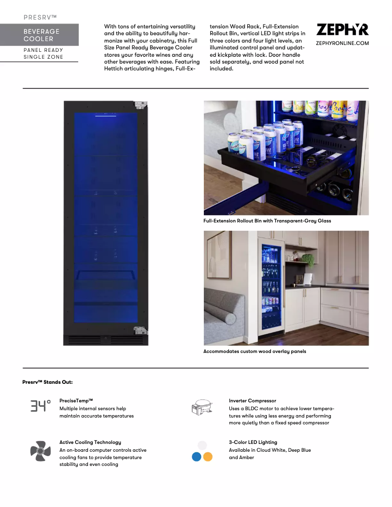 Imagen de la primera página del manual del dispositivo Presrv PRB24F01BPG