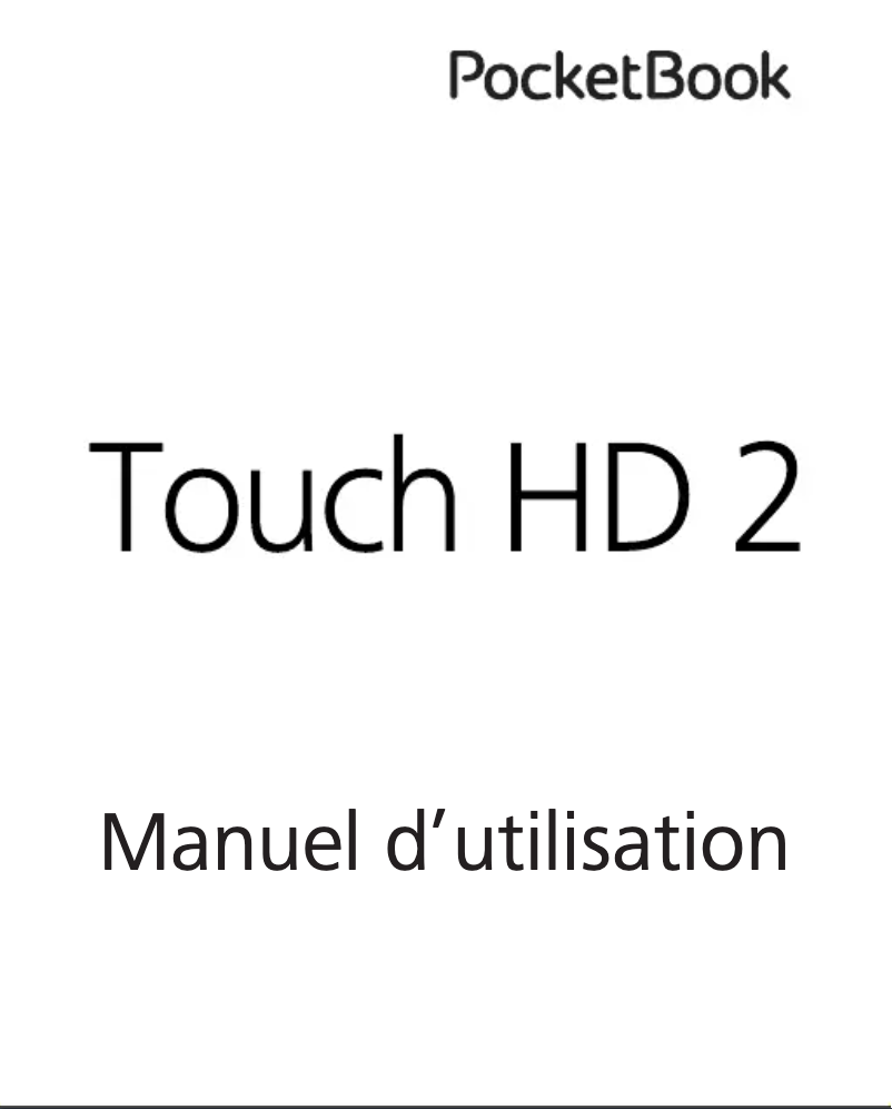 Imagen de la primera página del manual del dispositivo Touch HD 2