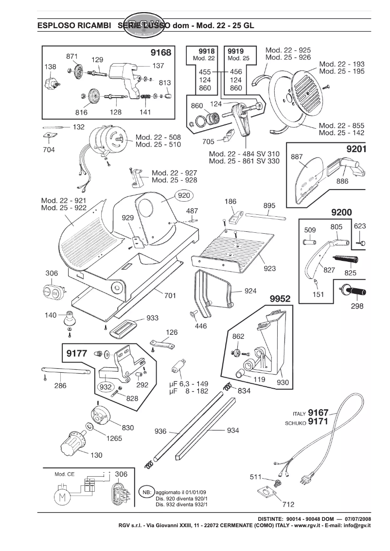 Imagen de la primera página del manual del dispositivo Lusso 22 GL
