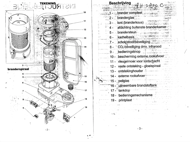 Imagen de la primera página del manual del dispositivo PH2800C