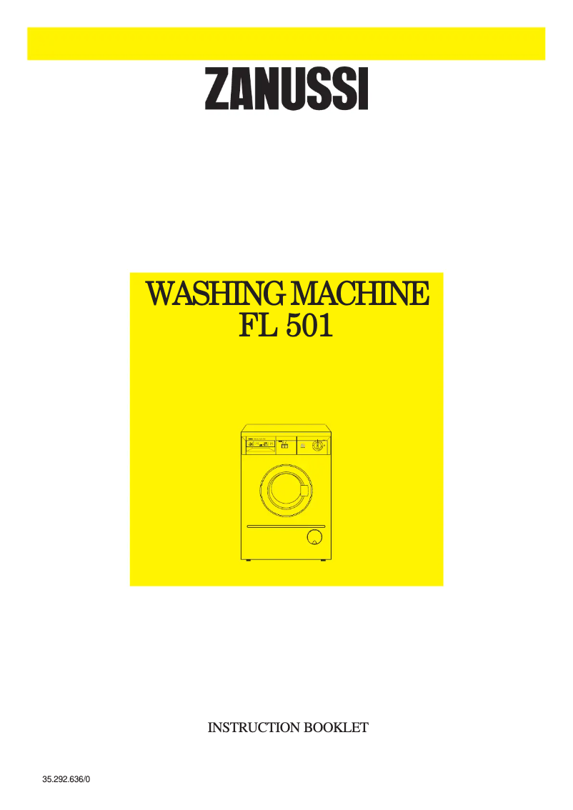 Página 1 del manual Manual de usuario Zanussi FL 501