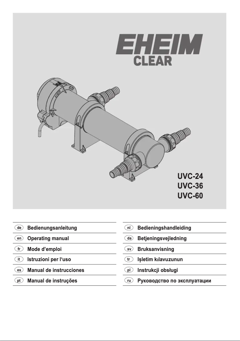 Página 1 del manual Manual de usuario Eheim Clear UVC60