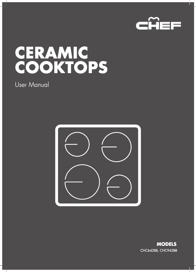 Página 1 del manual Manual de usuario Chef CHC642BB