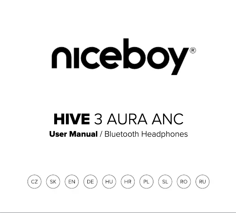 Página 1 del manual Manual de usuario Niceboy HIVE 3 Aura ANC