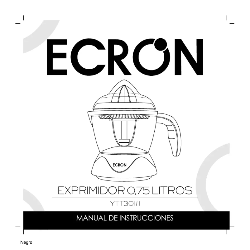Página 1 del manual Manual de usuario Ecron YTT301