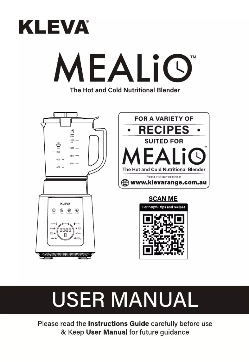 Página 1 del manual Manual de usuario Kleva Mealio