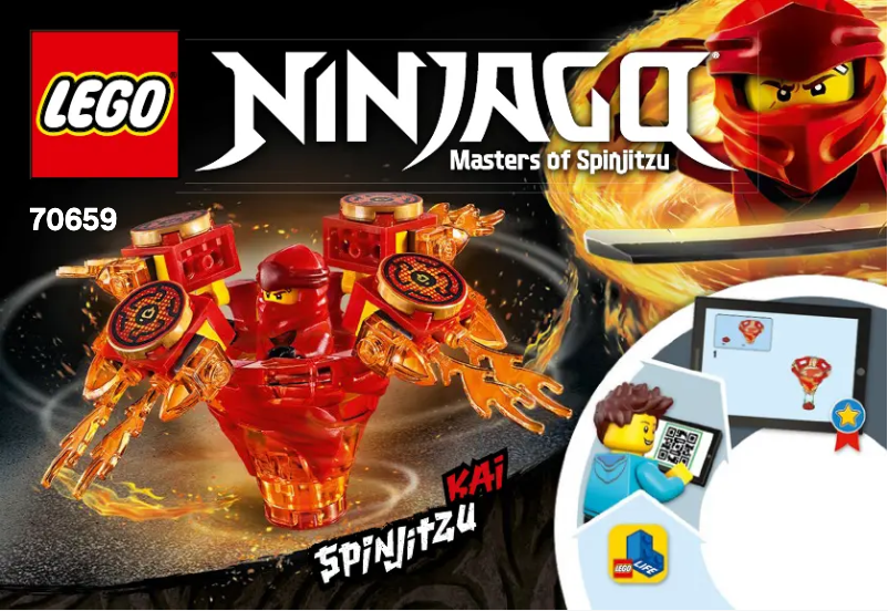 Imagen de la primera página del manual del dispositivo Ninjago 70659