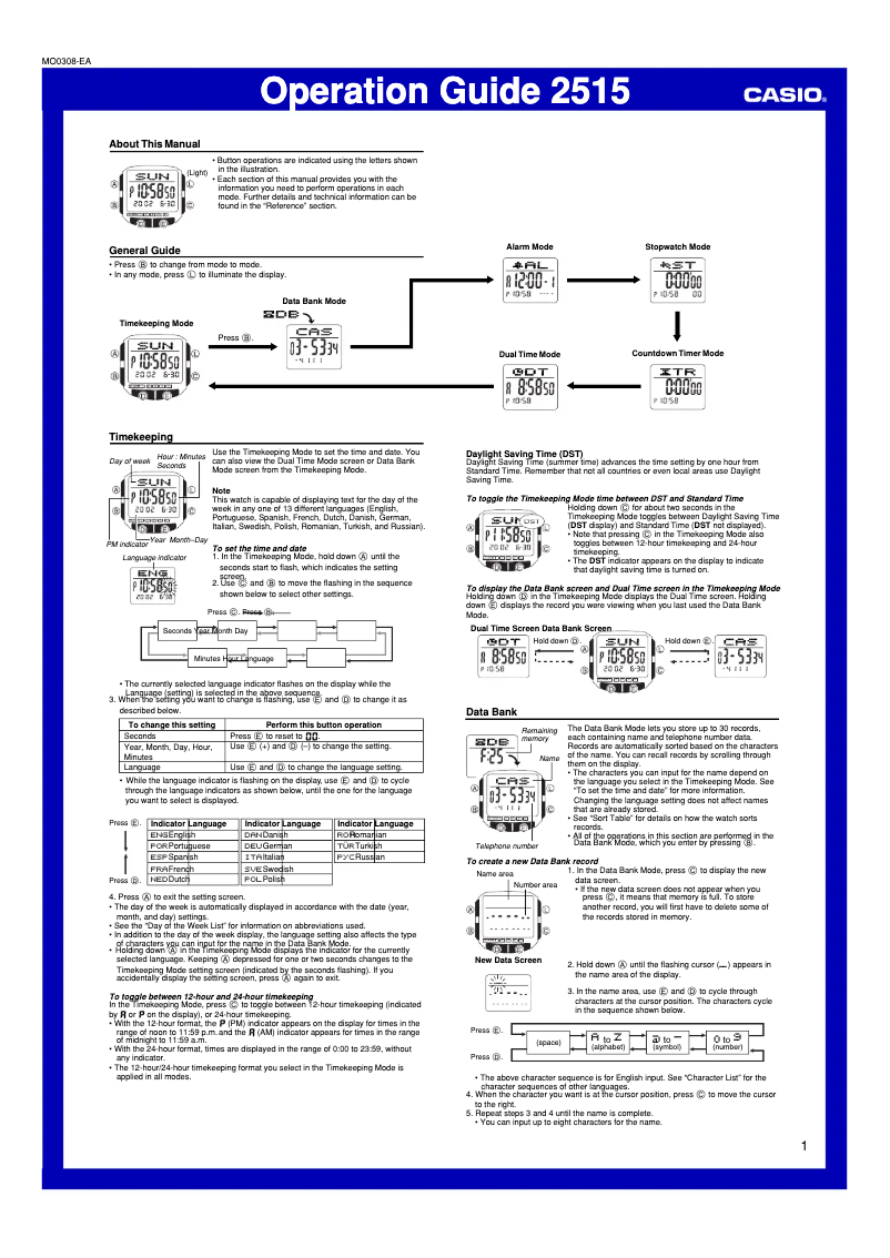 Imagen de la primera página del manual del dispositivo DB-360N-1AEF