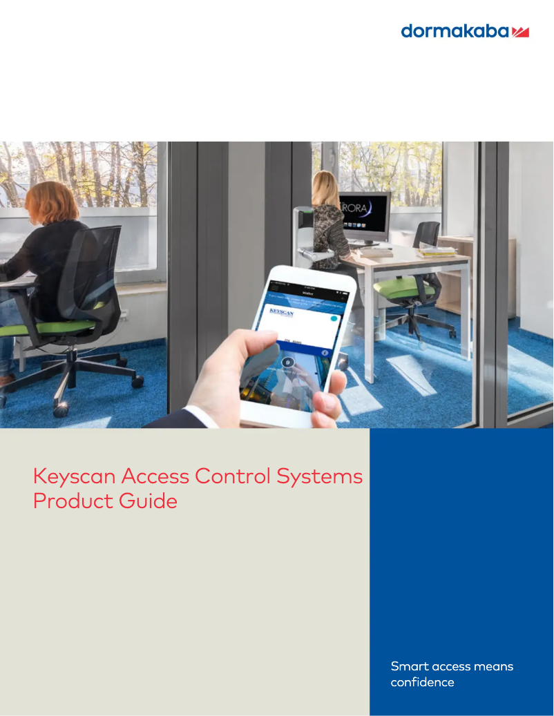 Imagen de la primera página del manual del dispositivo Keyscan CA250