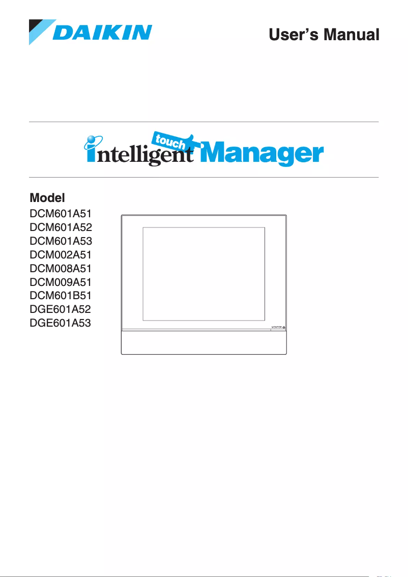 Imagen de la primera página del manual del dispositivo DCM601A51