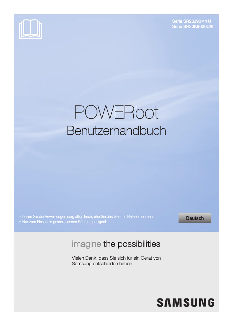Página 1 del manual Manual de usuario Samsung POWERbot SR20J9000U