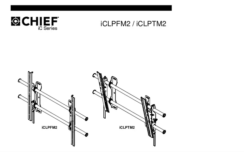 Página 1 del manual Manual de usuario Chief iCLPFM2T03