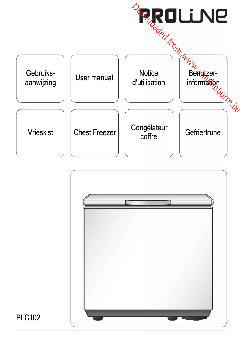 Página 1 del manual Manual de usuario Proline PLC102