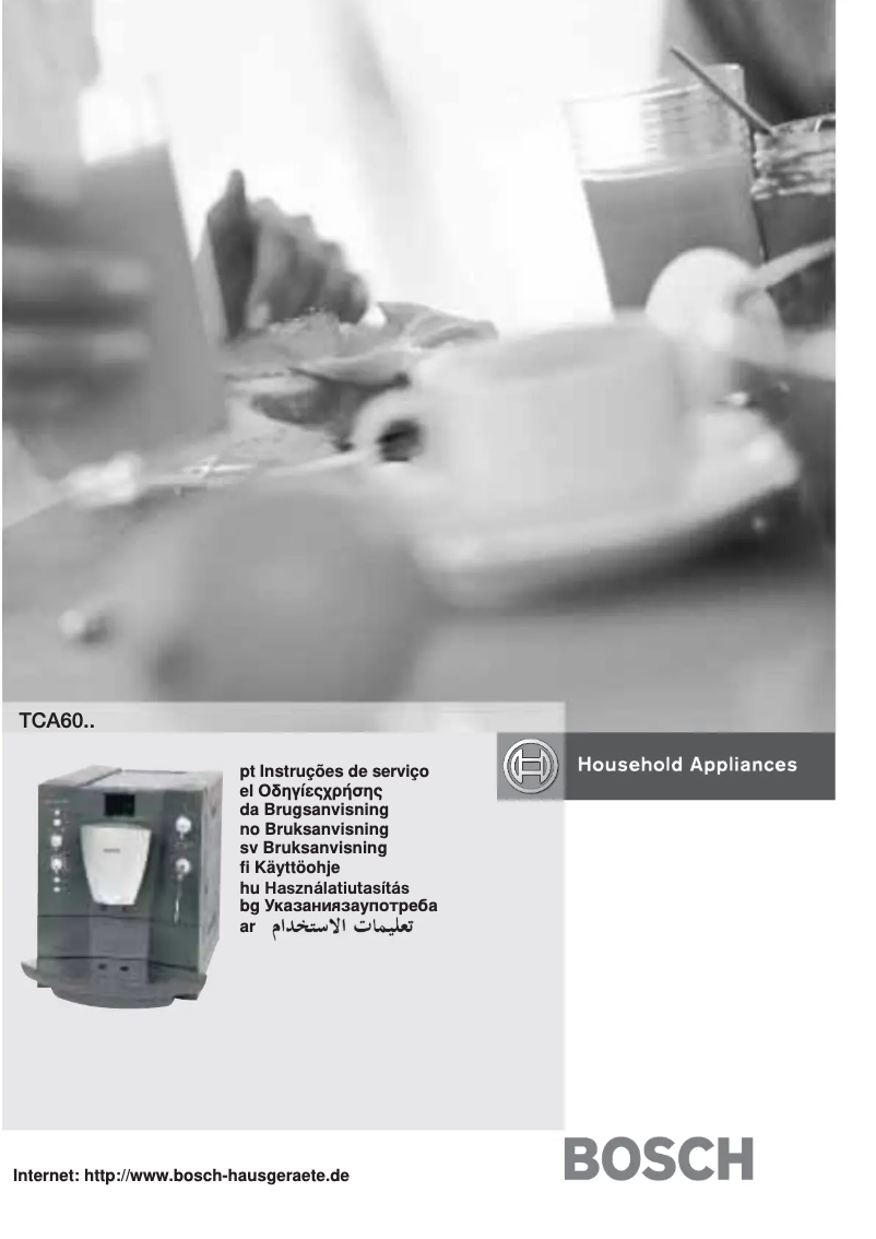 Página nº 1 - Manual de usuario Bosch Exclusiv B25 TCA60F9