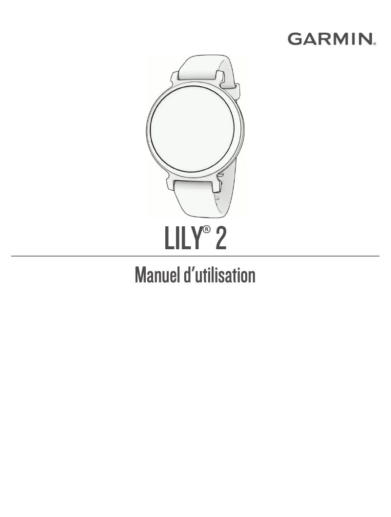 Página 1 del manual Manual de usuario Garmin Lily 2