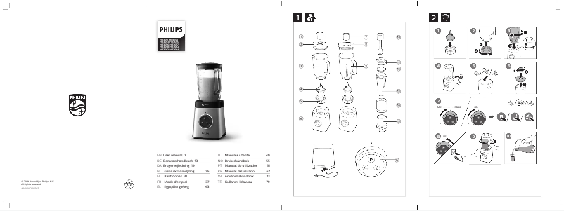 Imagen de la primera página del manual del dispositivo Avance Collection HR3664