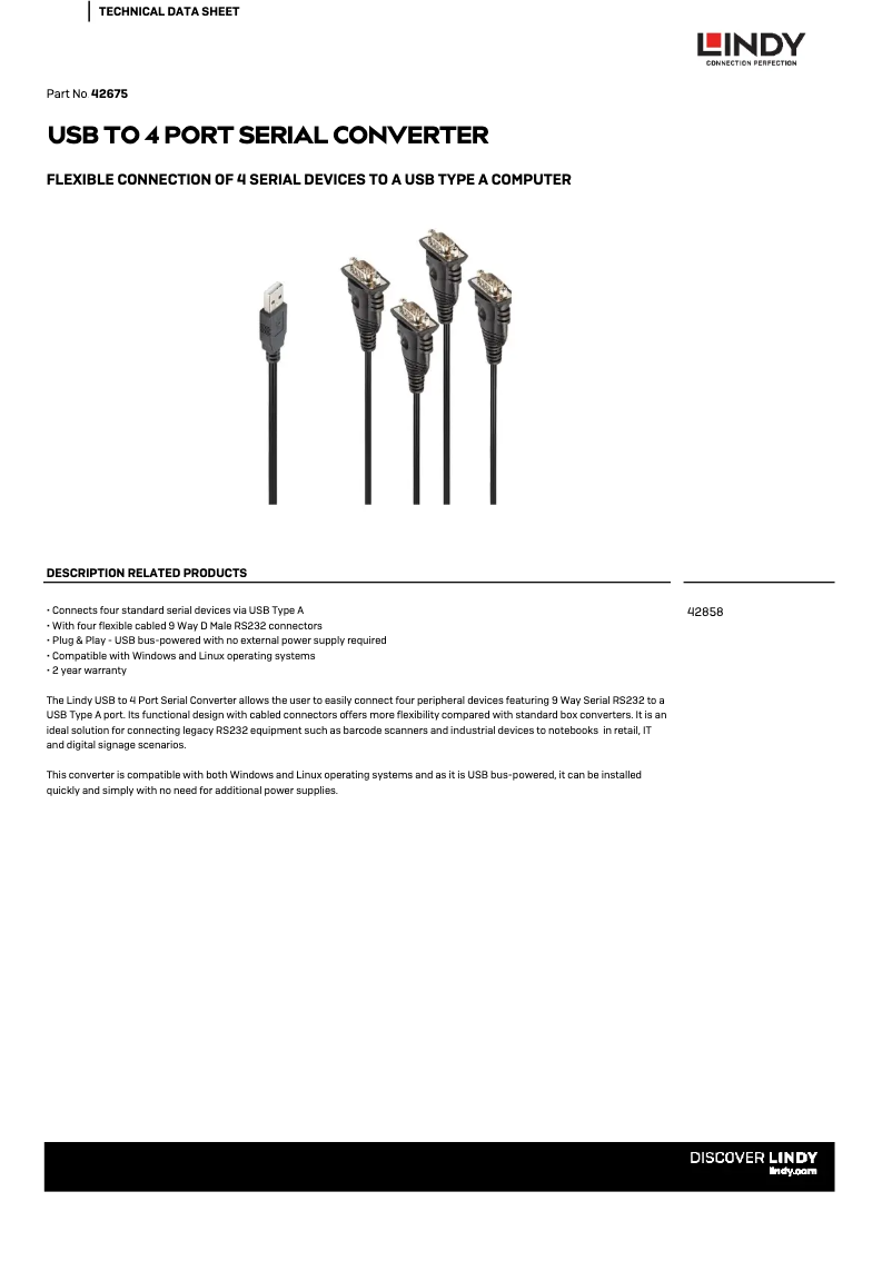 Imagen de la primera página del manual del dispositivo 42675