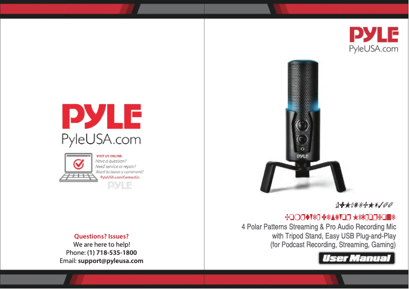 Página 1 del manual Manual de usuario Pyle PDMIUSBMT300