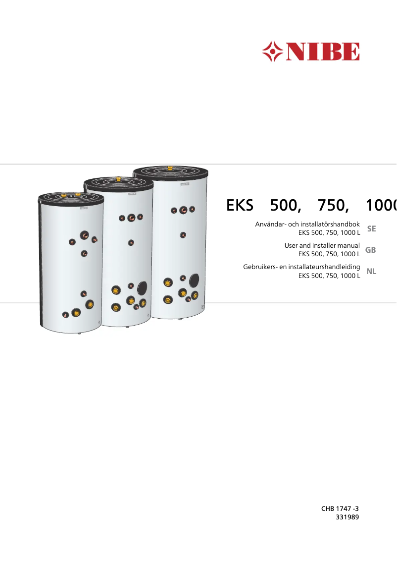 Imagen de la primera página del manual del dispositivo EKS 500 L