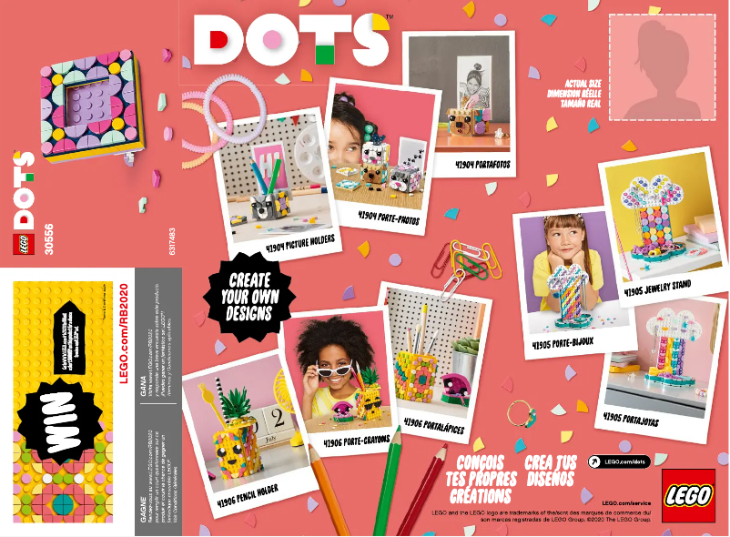 Página 1 del manual Manual de usuario Lego Dots 30556