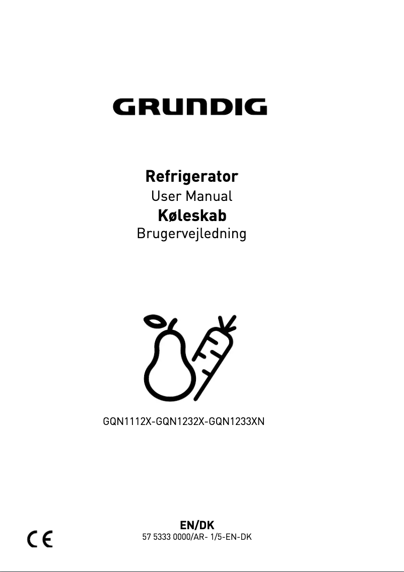 Página 1 del manual Manual de usuario Grundig GQN1112X