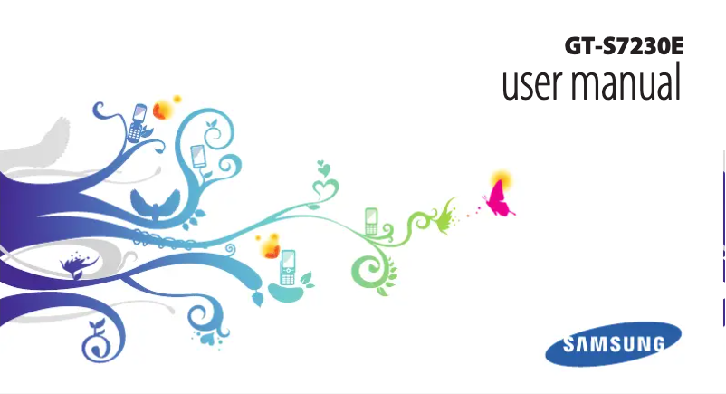 Imagen de la primera página del manual del dispositivo Wave 723 GT-S7230