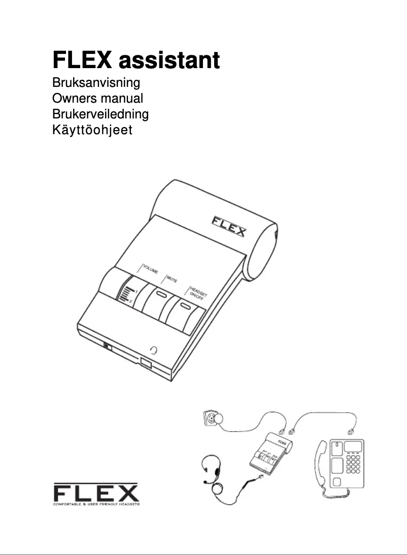 Página 1 del manual Manual de usuario Flex Assistant
