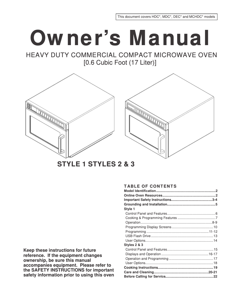 Imagen de la primera página del manual del dispositivo HDC12A2