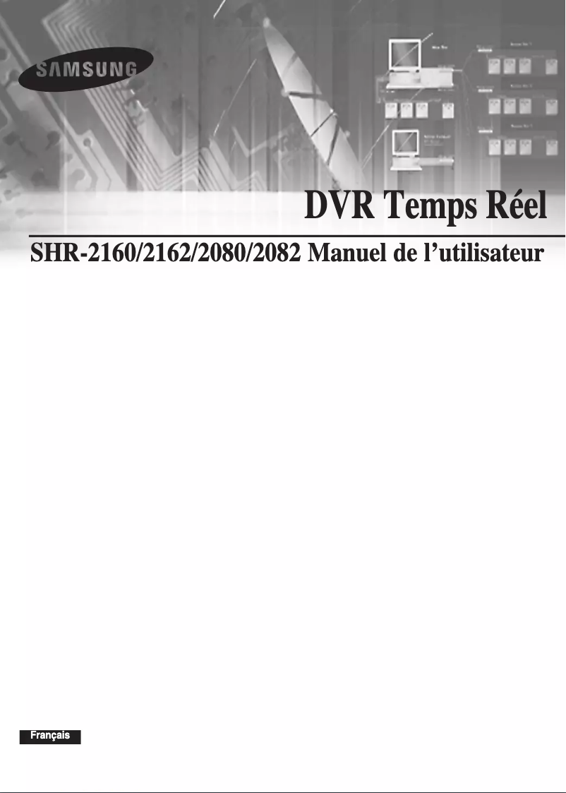 Imagen de la primera página del manual del dispositivo SHR-2082P2