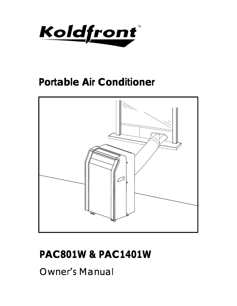 Imagen de la primera página del manual del dispositivo Ultracool PAC801W